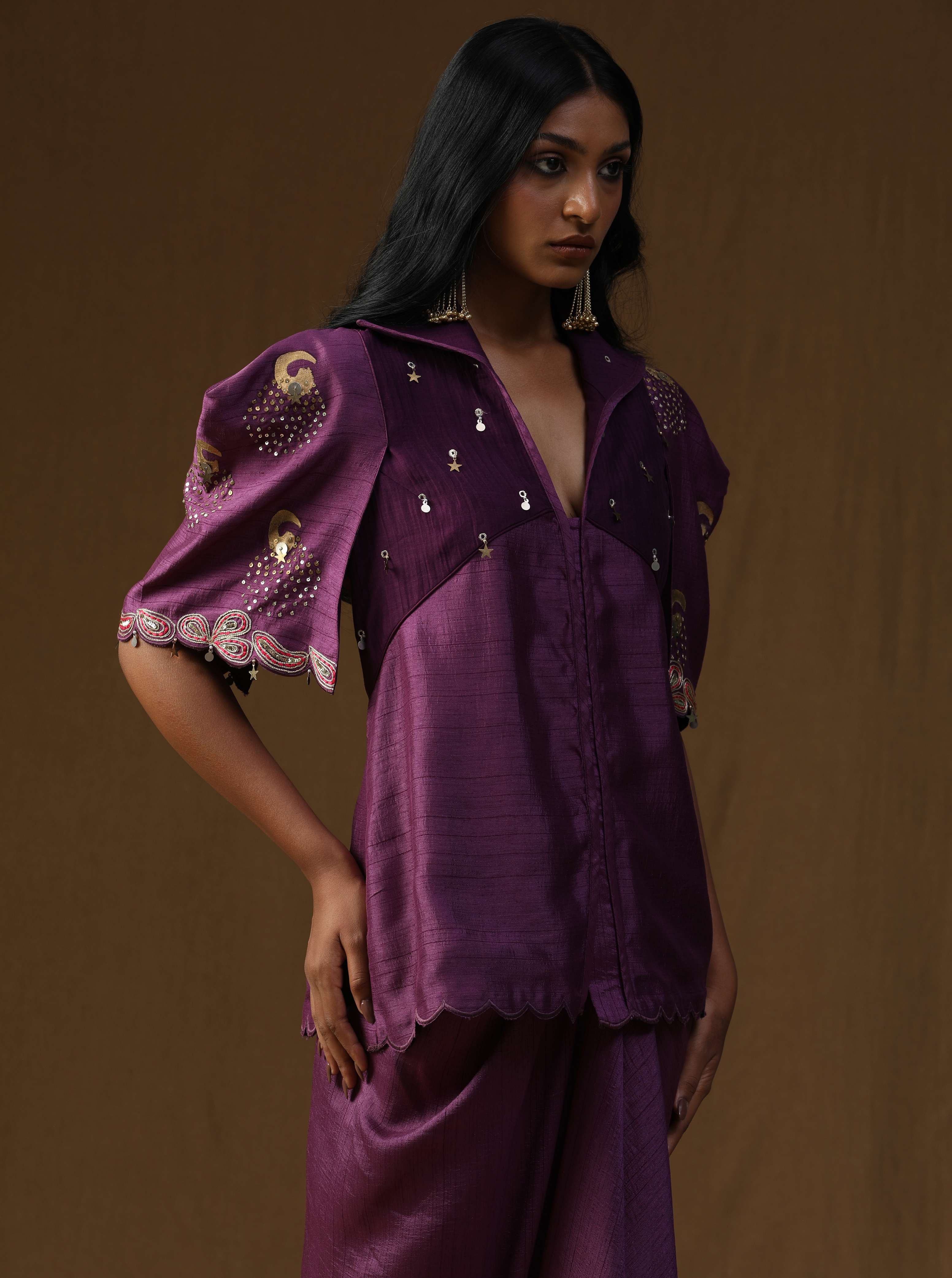 Rangadevi Jamuni � Draped Skirt Set