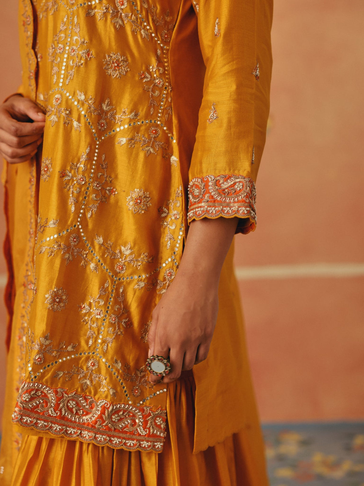 Marigold Sharara Set