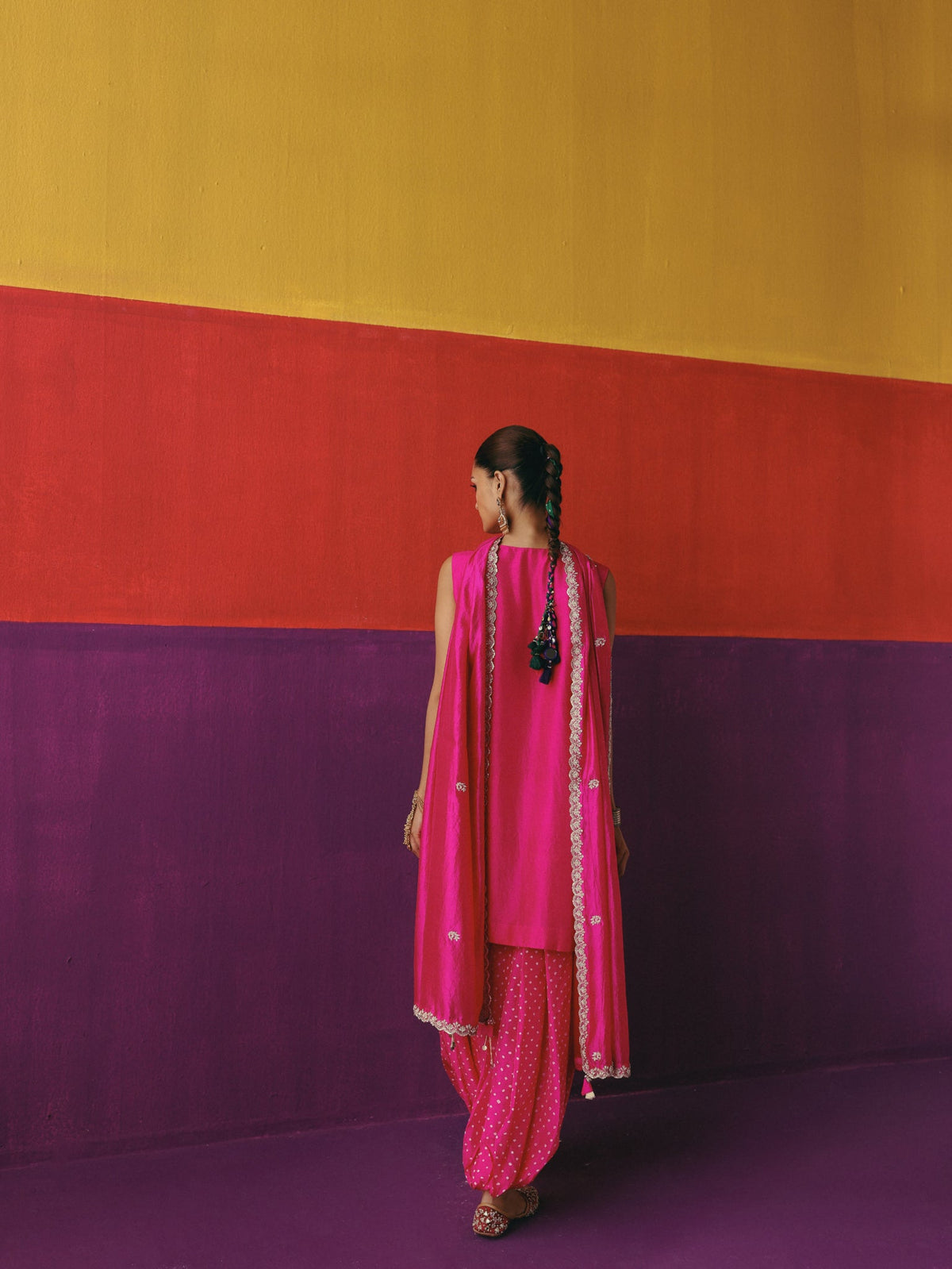 Rani Gulab Balloon Pant Set