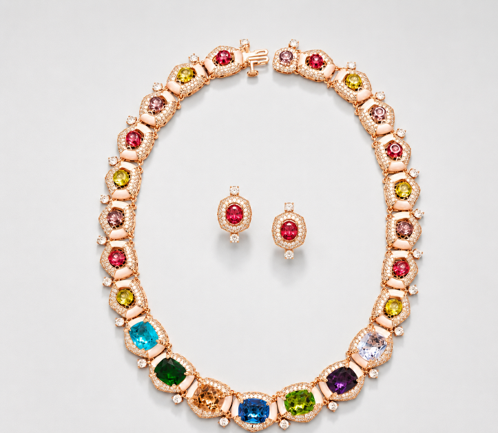 Multi-Gemstone Tennis Necklace Set