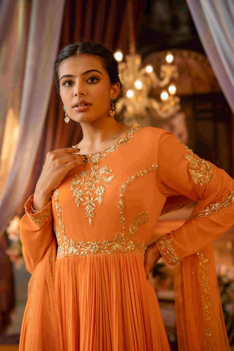 oriole long anarkali - image 2