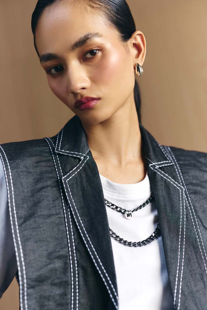 DENIM VEST T-SHIRT