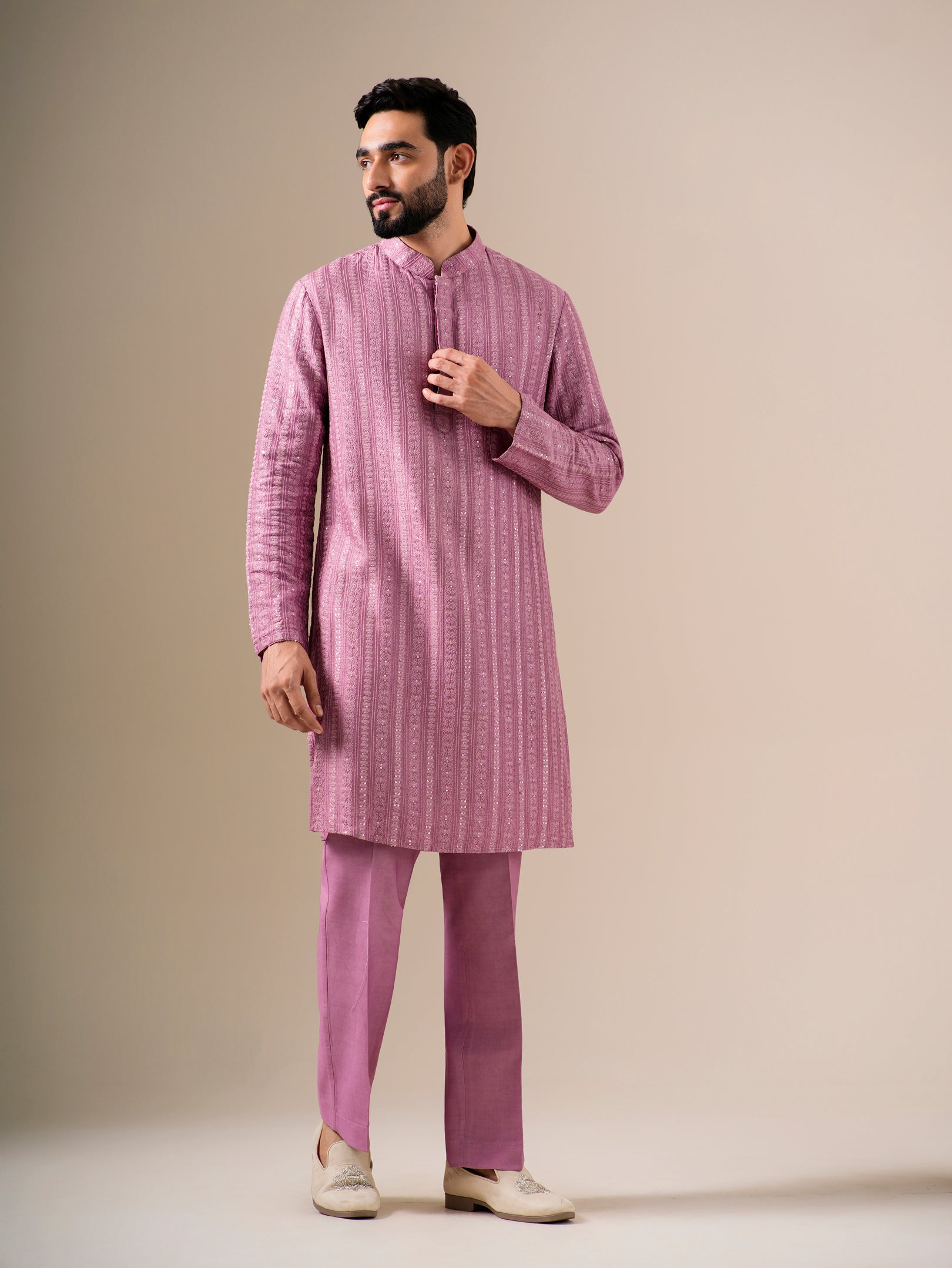 Mauve Twilight Kurta Set