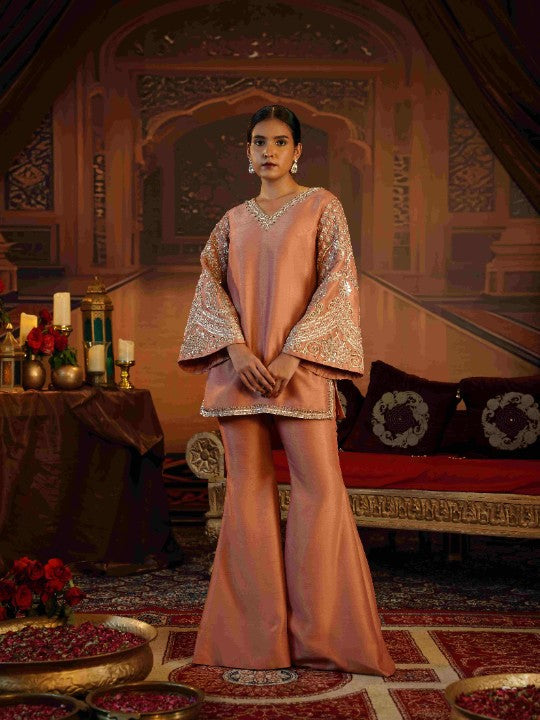 dusty rose pink suit set - image 2