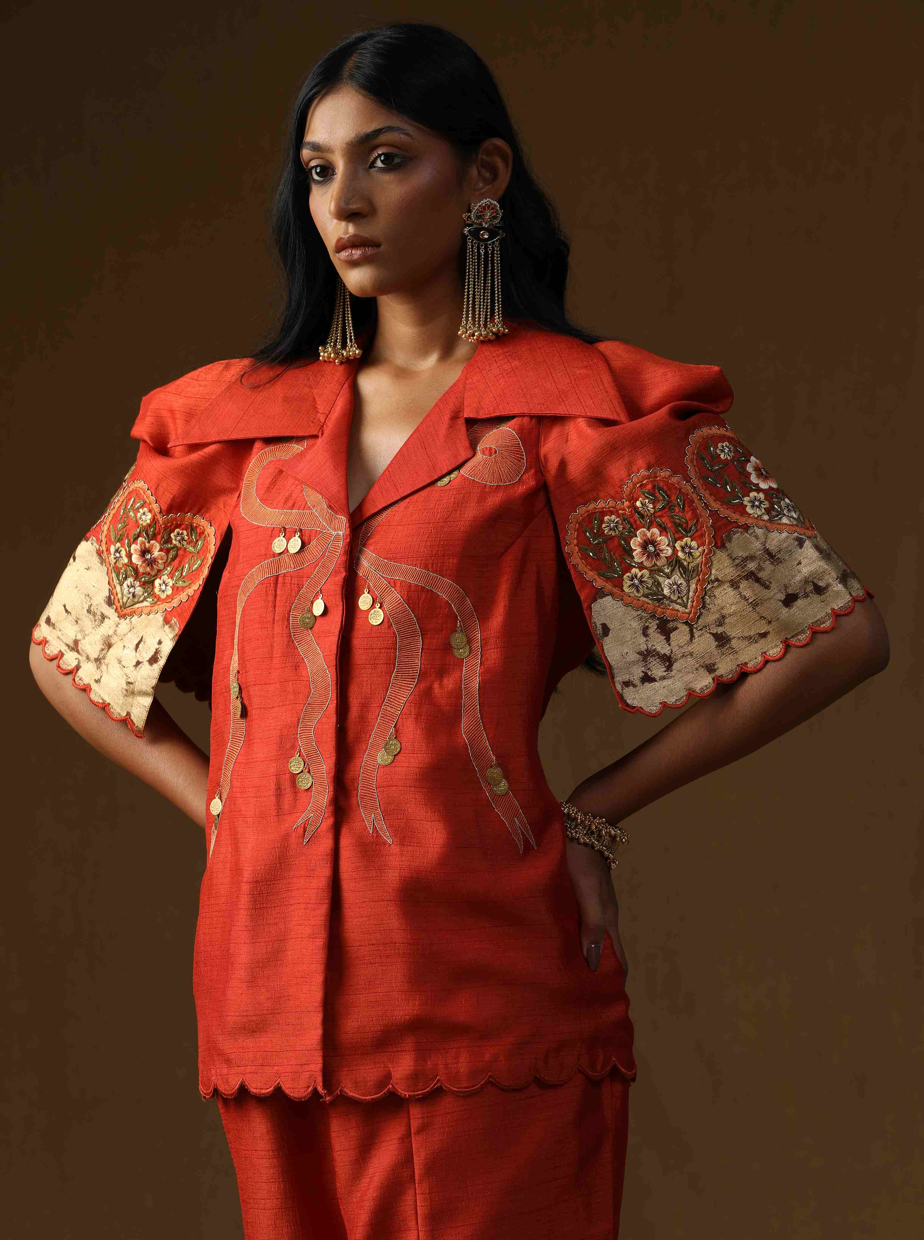 Chitra Kesar Noor � The Artisan Rooh Co-ord Set
