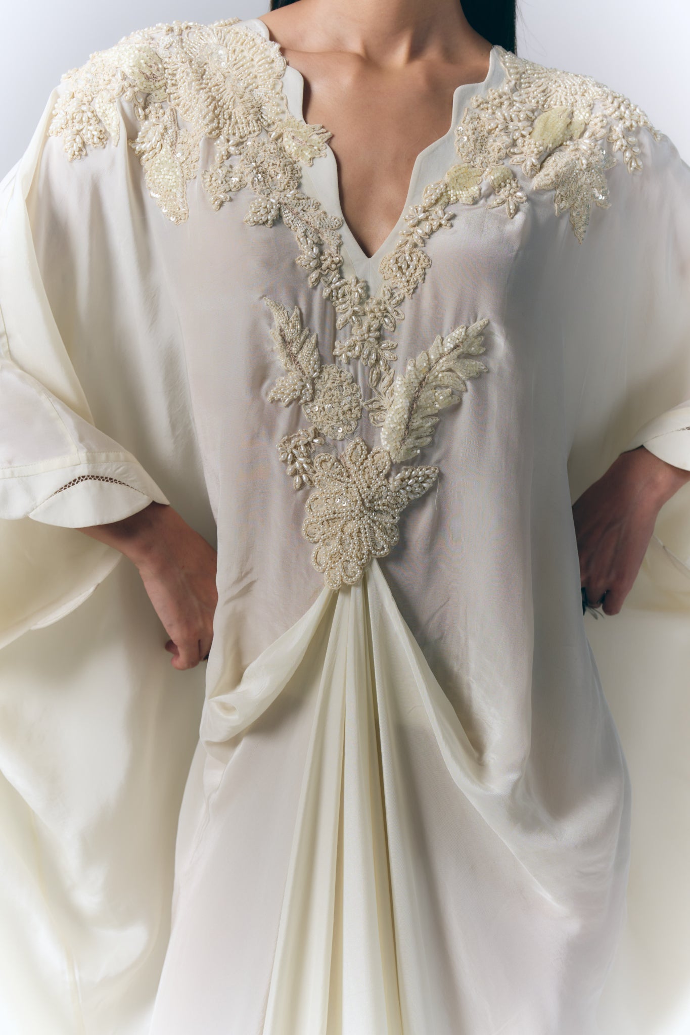 Ivory Whisper Kaftan