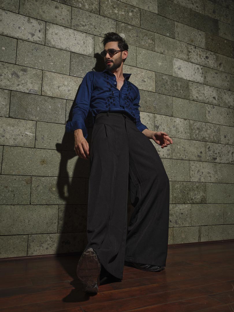 Black Arrow Blue Shirt