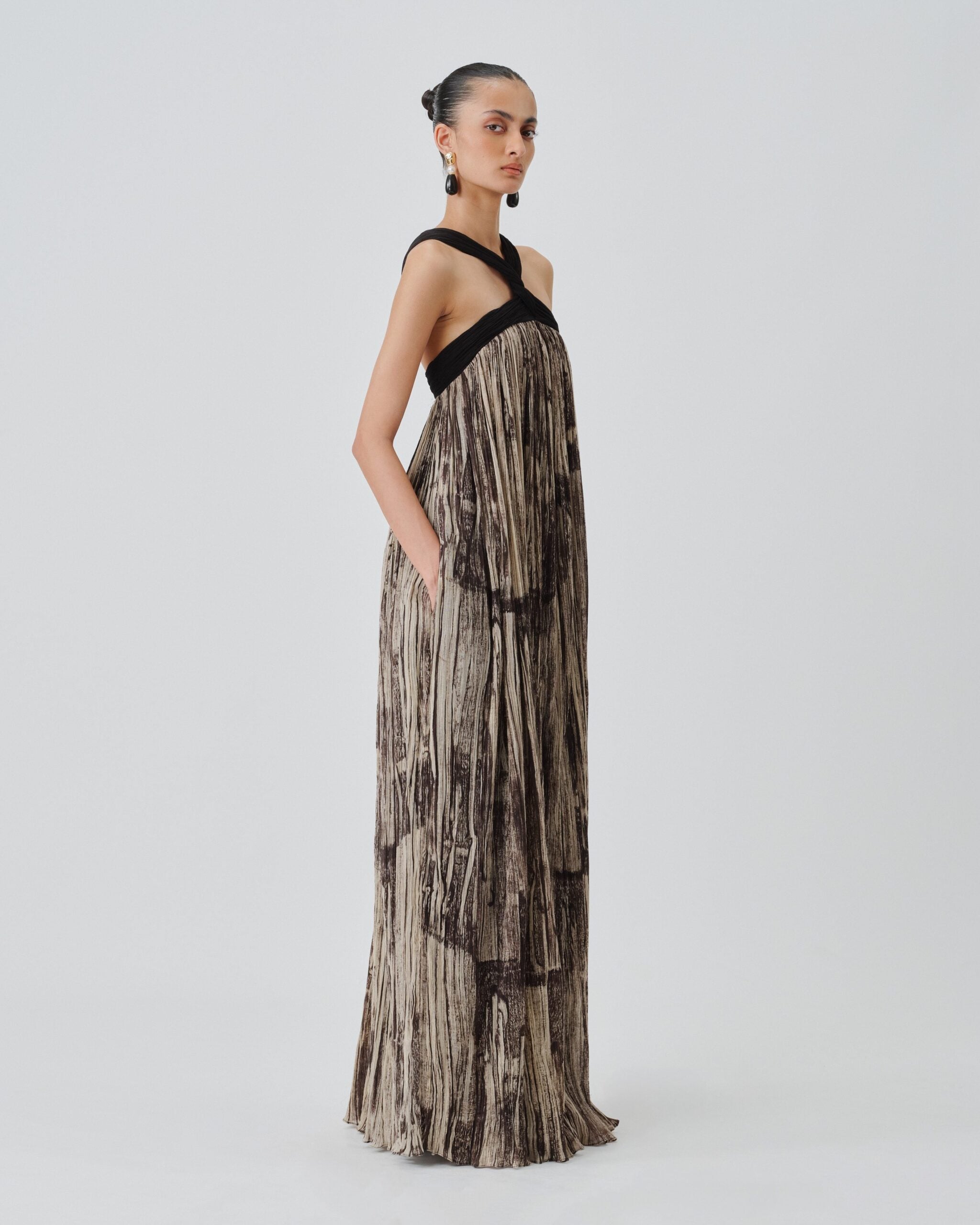 Dusk mulmul dress