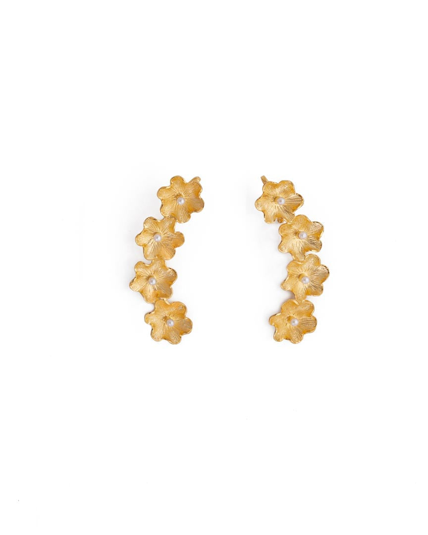 Golden Garland Ear Cuff