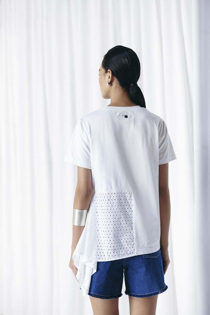 SOLID & SCHIFFLEY STUDDED T-SHIRT