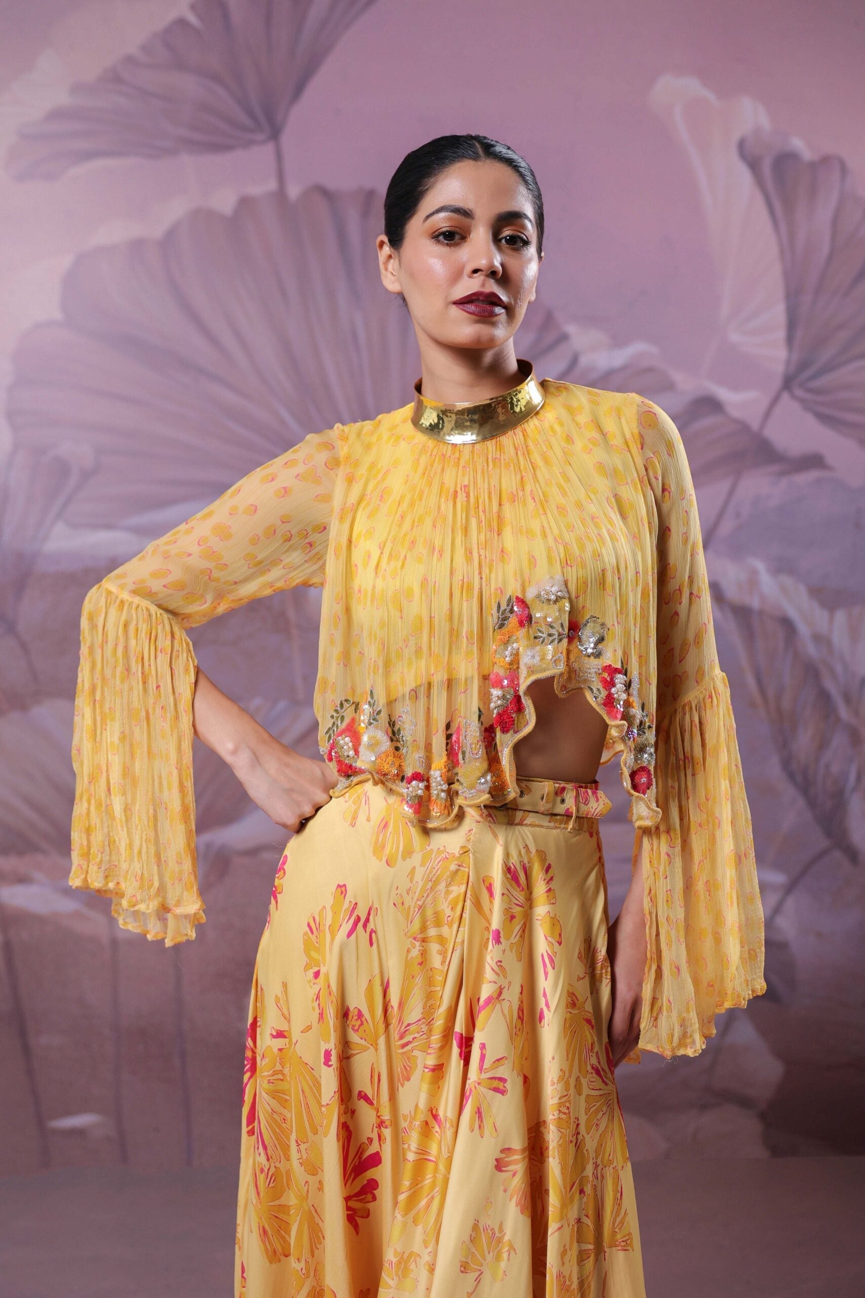 The Kesar Bagh                       Skirt top set