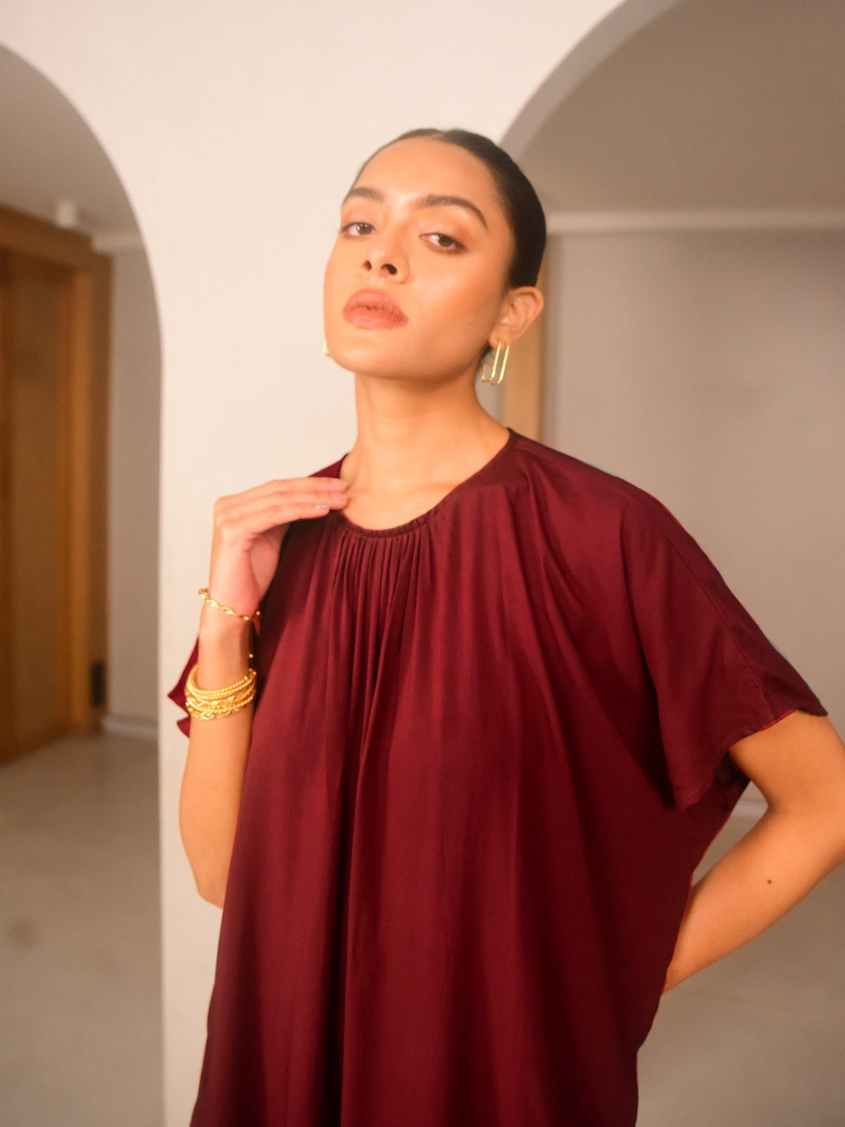 Ami Modal Kaftan Co-ord Set