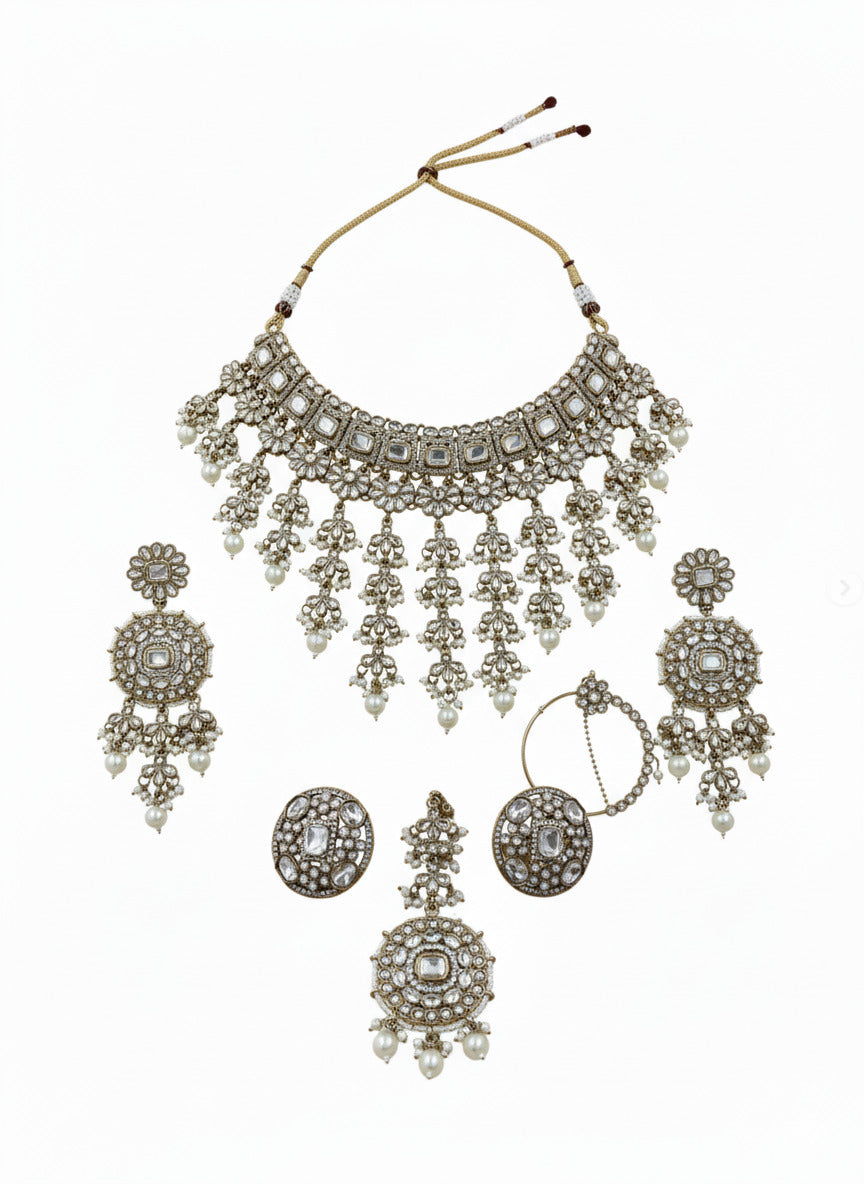 Heirloom Grandeur Pearl Bridal Set