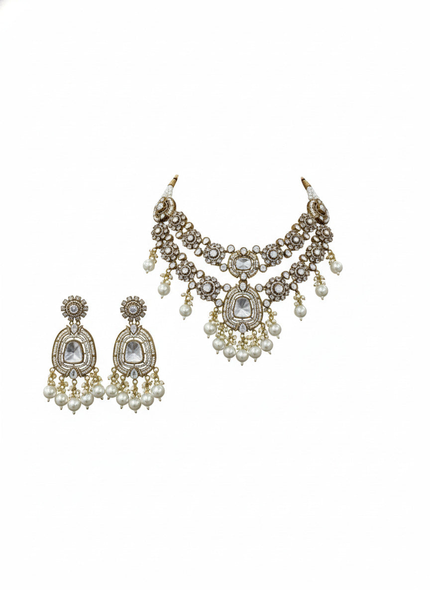 Gulab Kundan Bridal Set