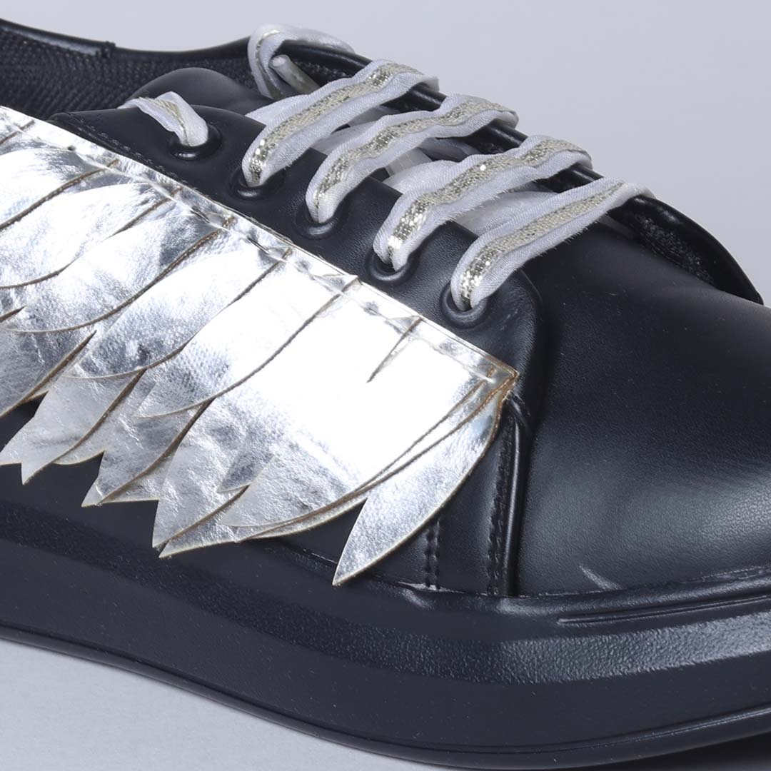Black Wing Sneakers