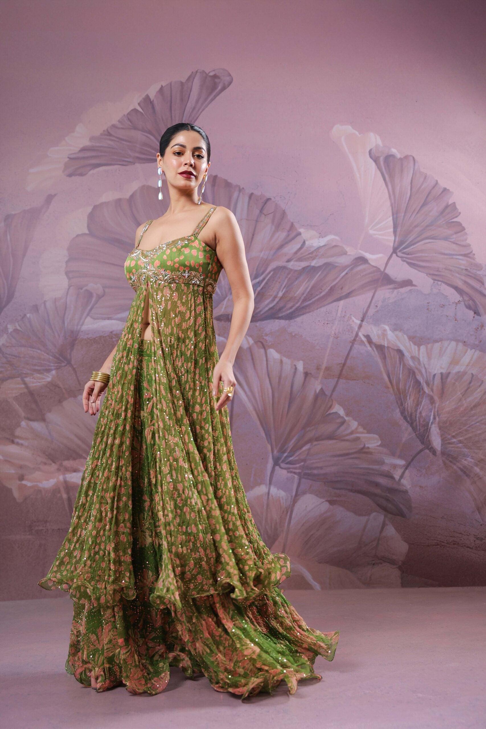 The Calcutta Mehendi set       in avacado green