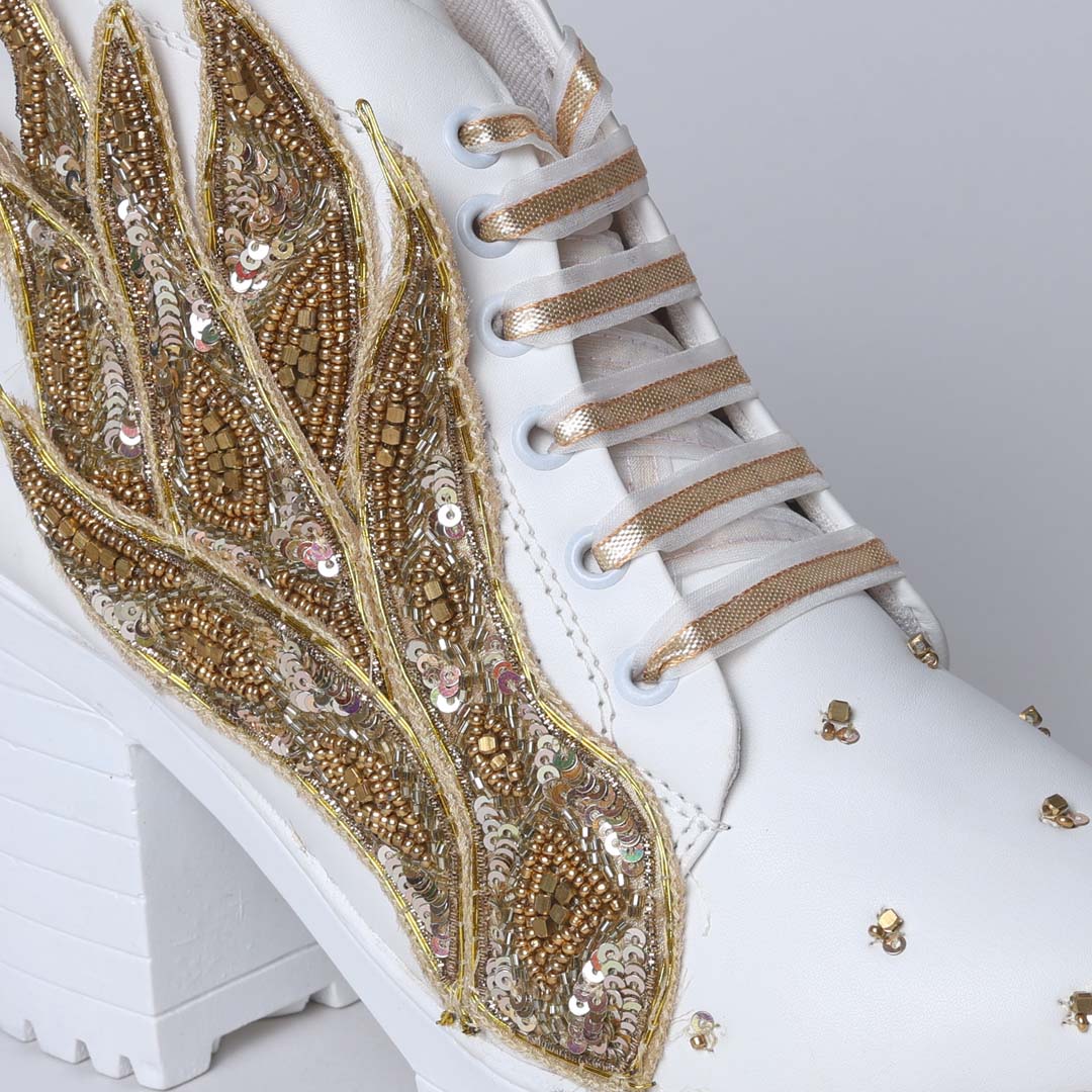 Goddess Gold Boots