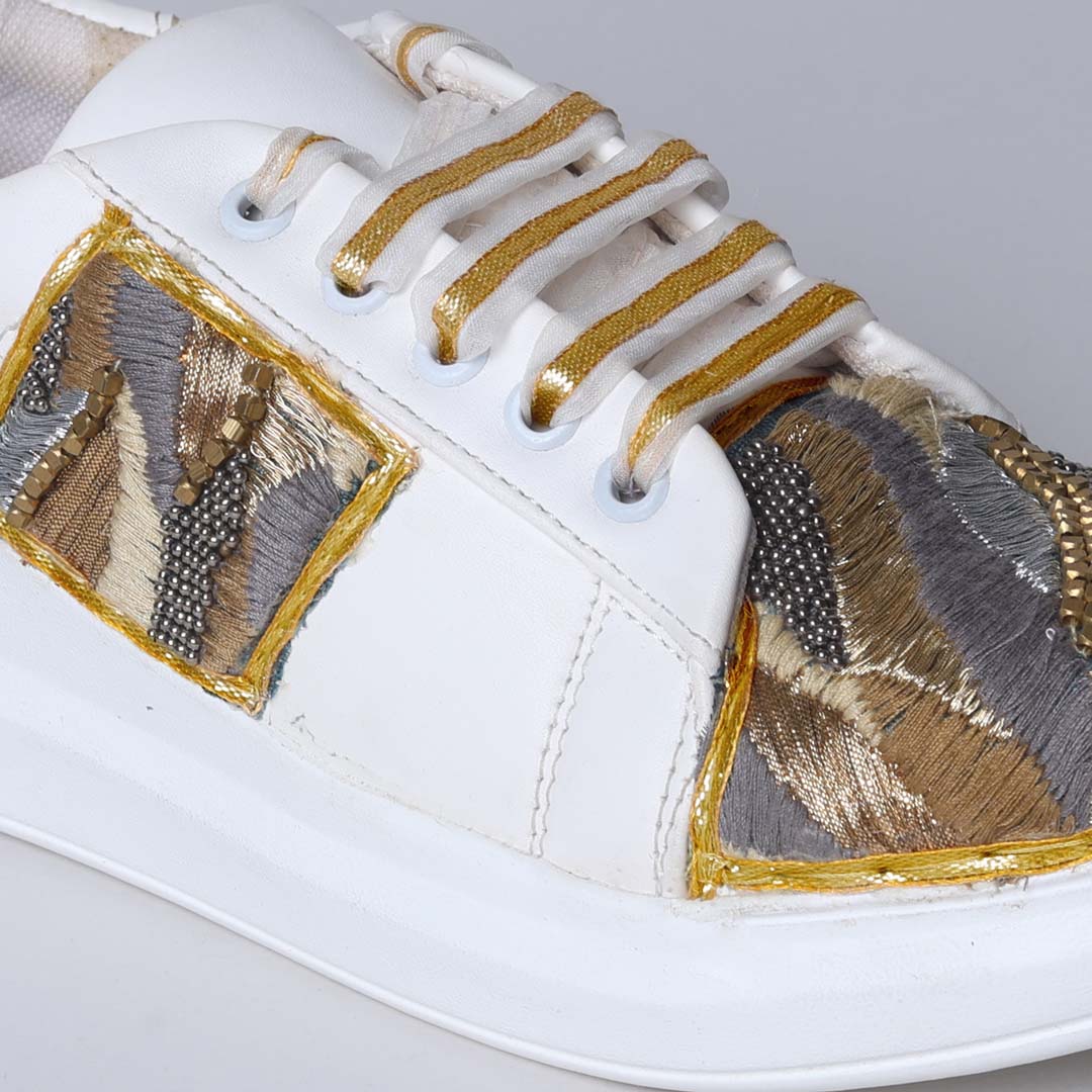 Sliver Golden River Sneakers