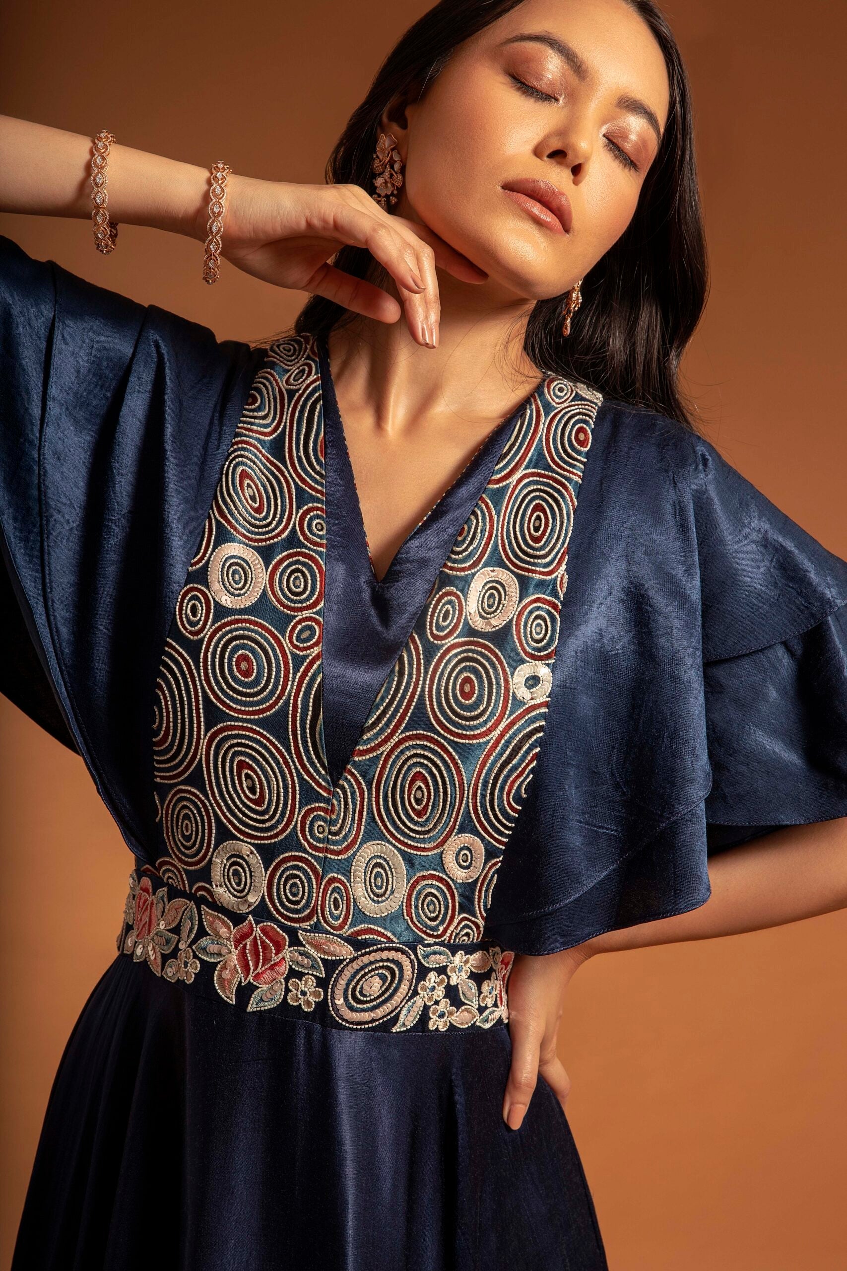 EGRAS  FLARED GOWN