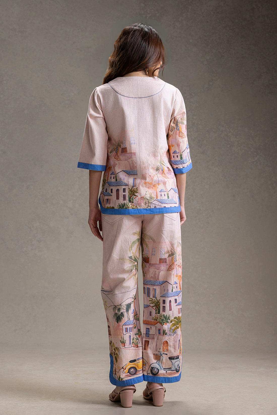 Pink Reviera Tunic Set