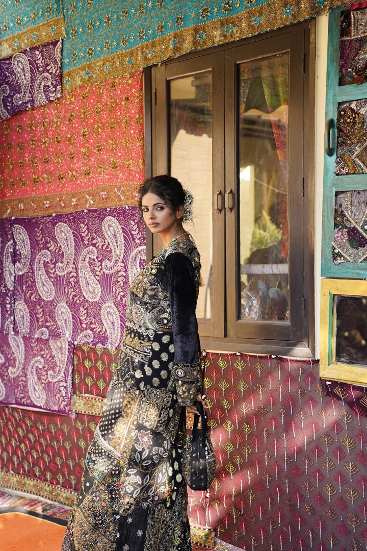Gazal Embellished Shrug | Boho-Luxe Artisanal Handcrafted Layer