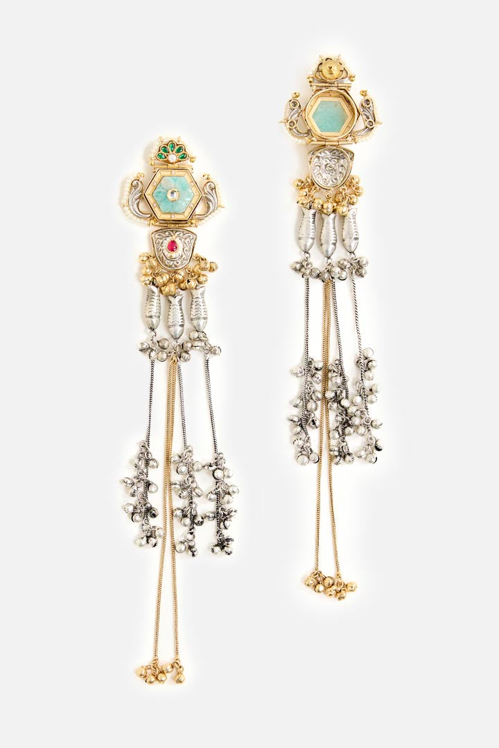 Antique Long Statement Dangler Earrings