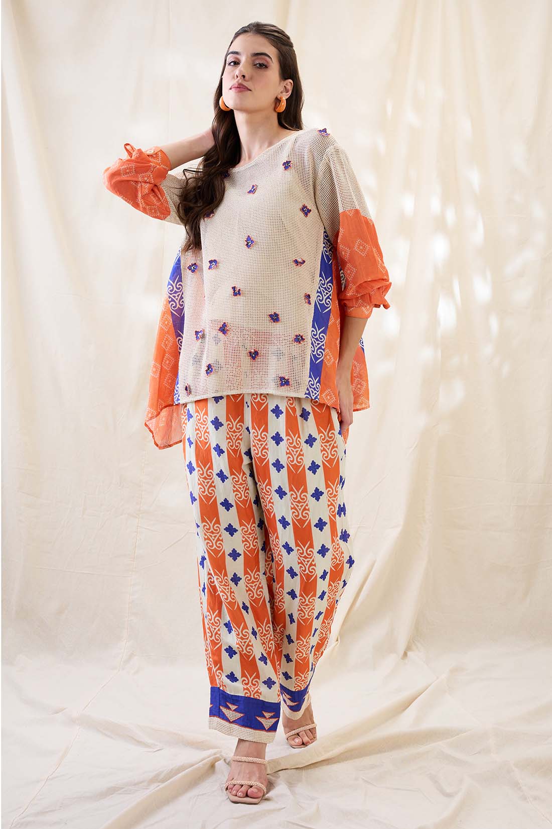 Kitchra Appliqued co-ord set SP4596