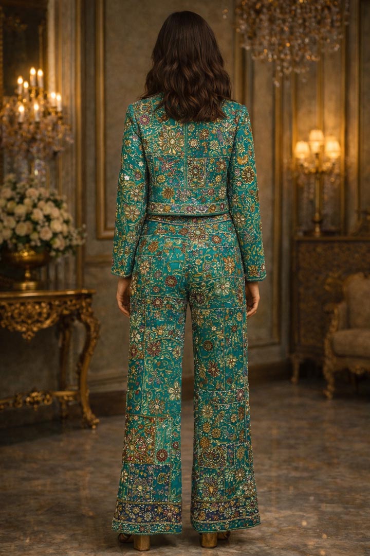 Inaaya Embroidered Luxury Co-ord Set for Weddings & Festive Wear