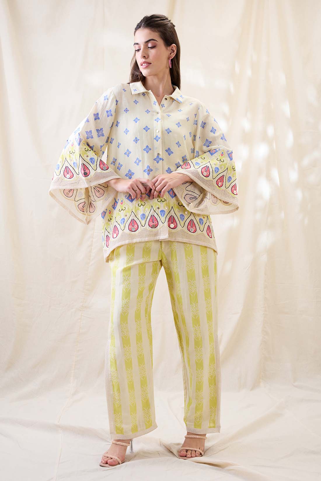 Kitchra Appliqued co-ord set SP4600