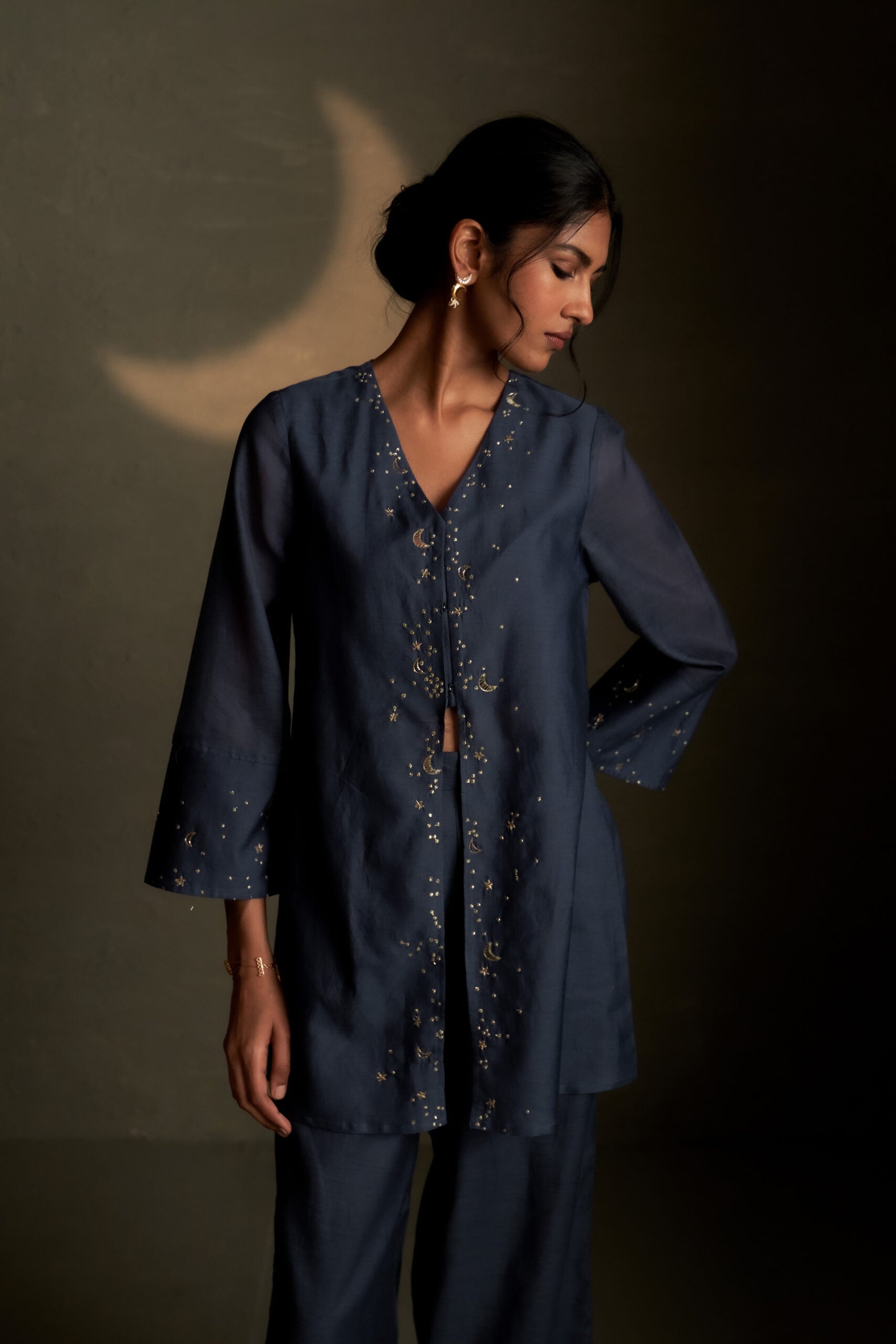 Chaand Sitara Set - Blue Dusk