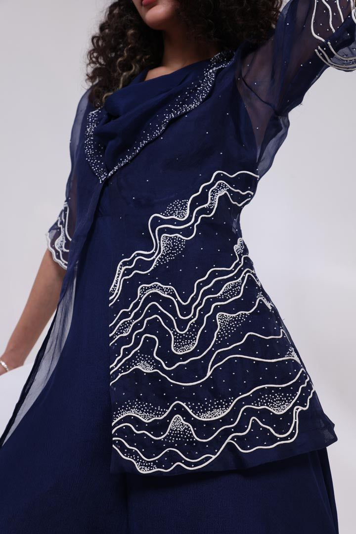 DORI WAVE JUMPSUIT AAD616BLUE