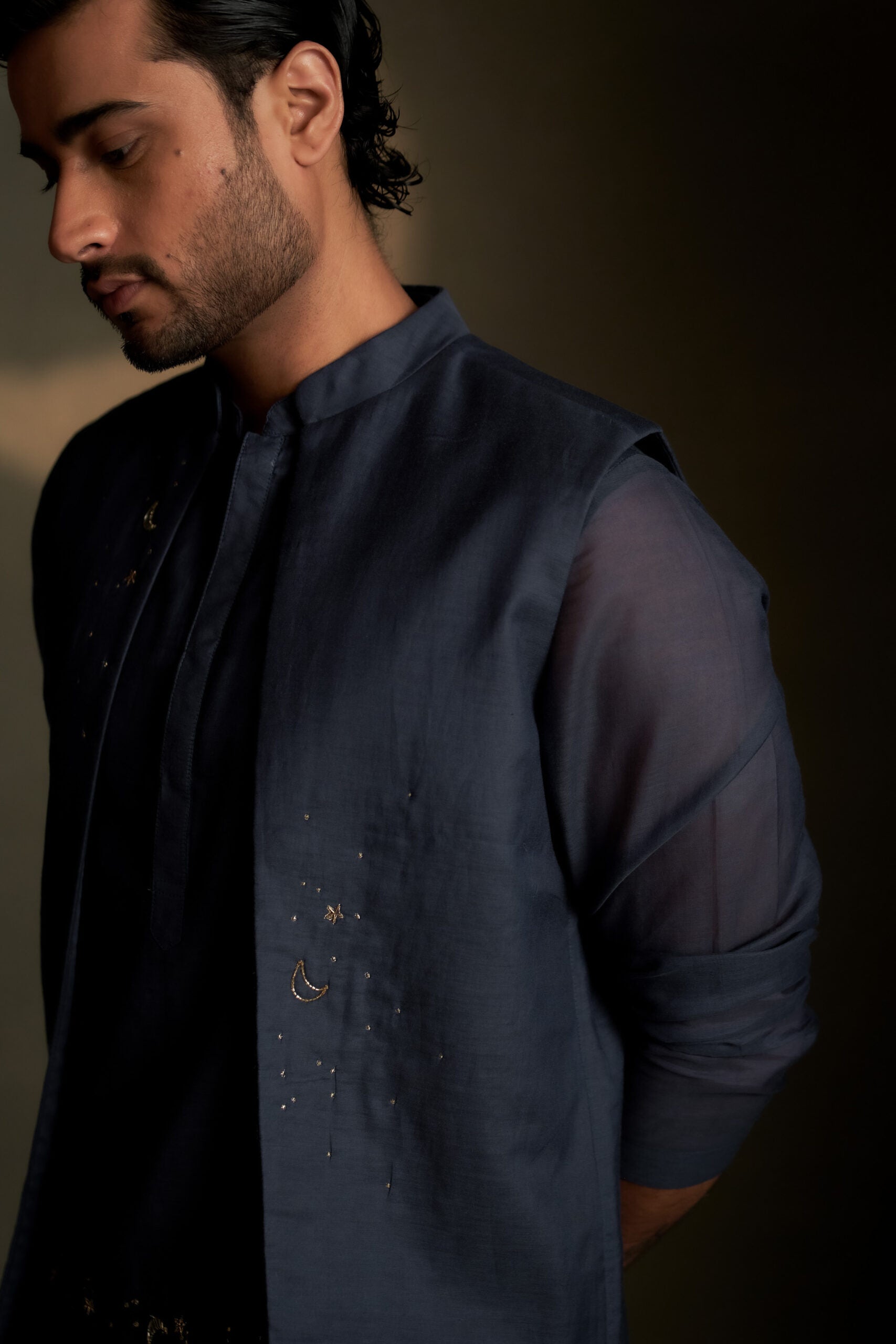 Blue Dusk Short Open Jacket