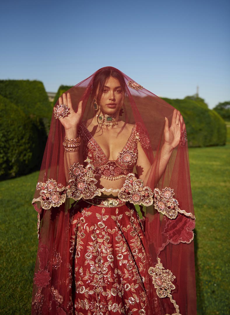 Red Lehenga Set