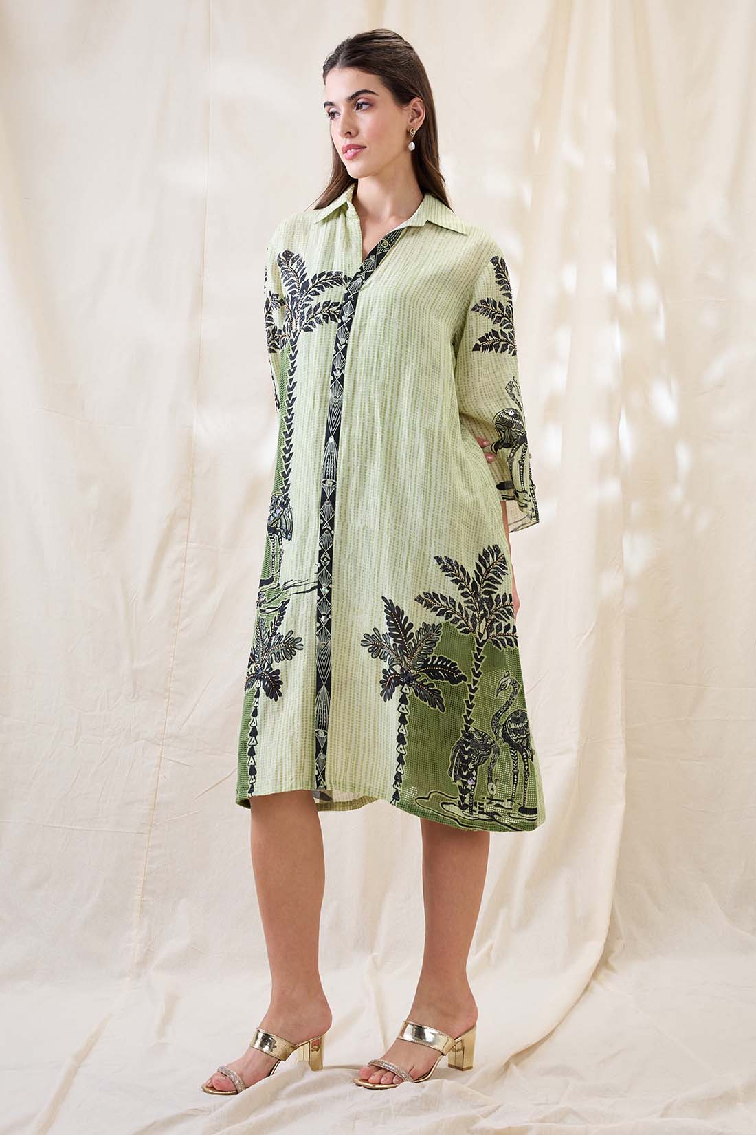 Noorani embellished boxy dress SP4652