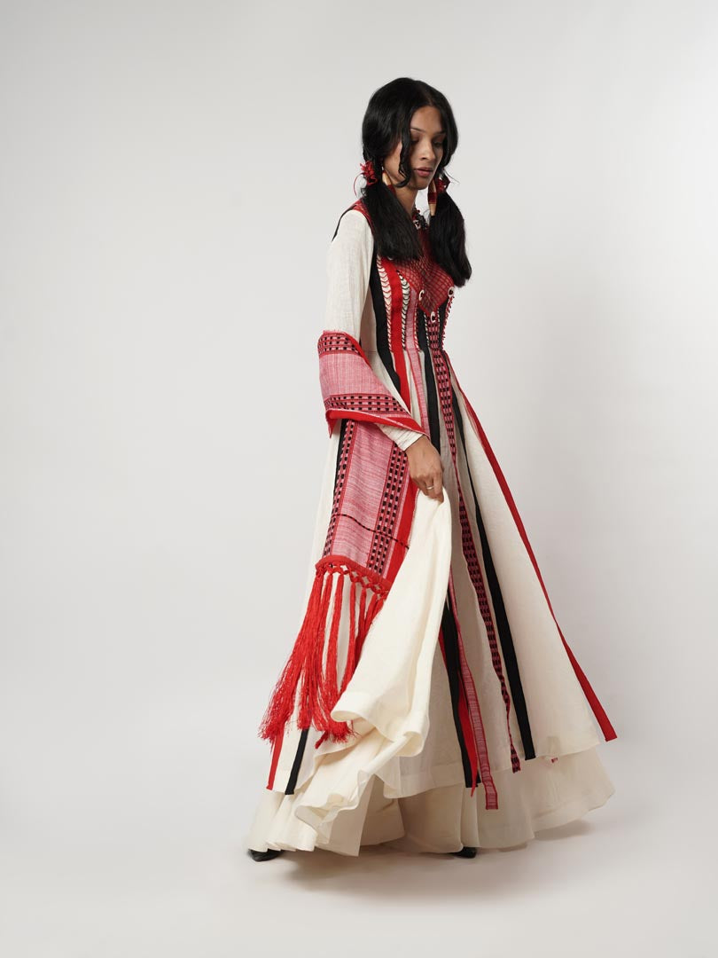 FLOATING PANELLED KAILDAR SET