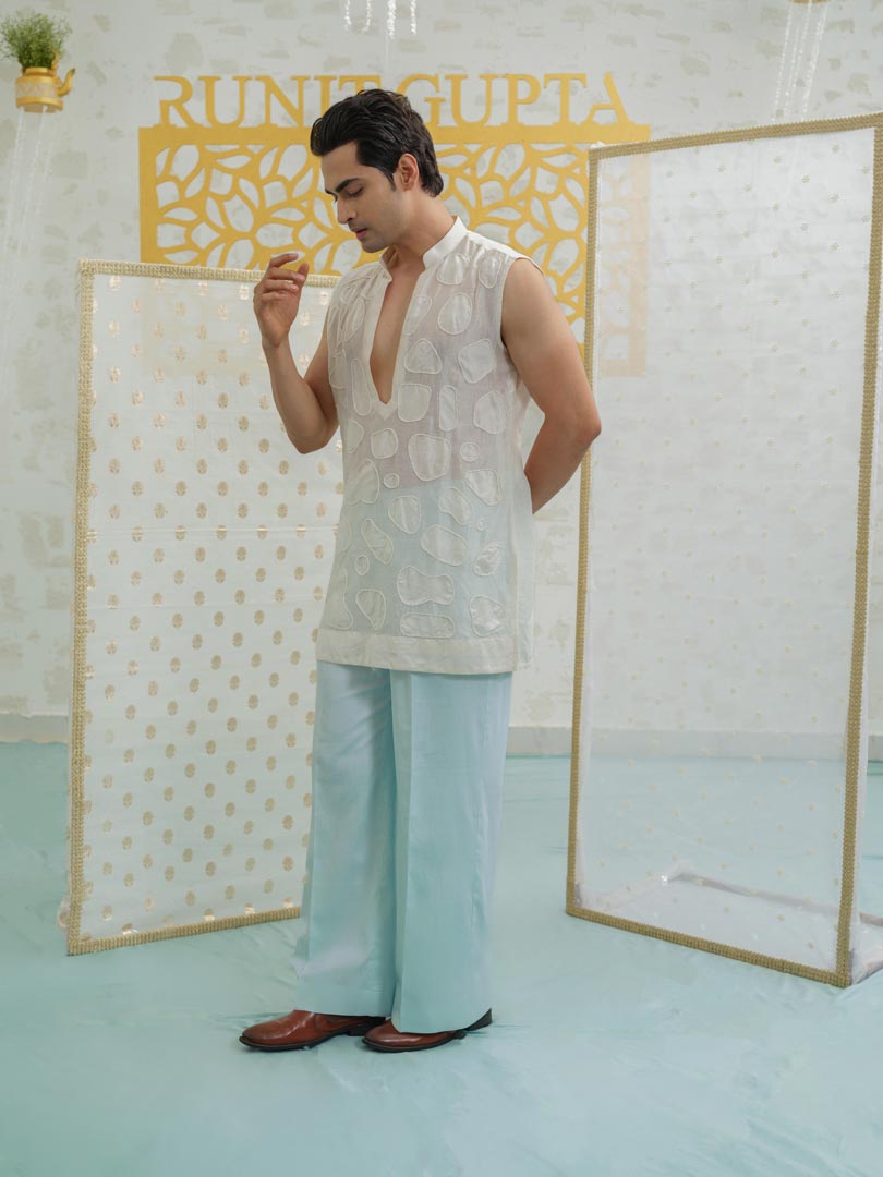 Amoeba Sleeveless Kurta set