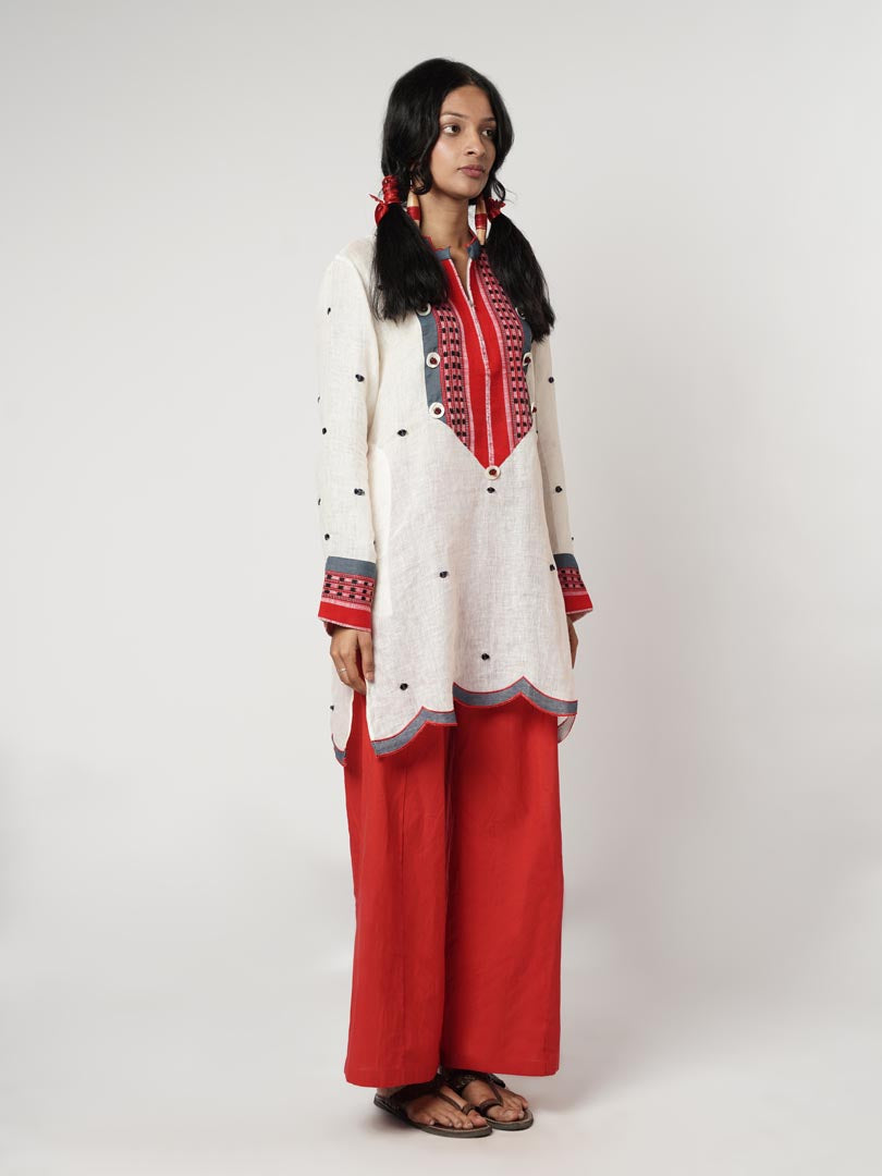 NAGA-YOKE DOT KURTA SET