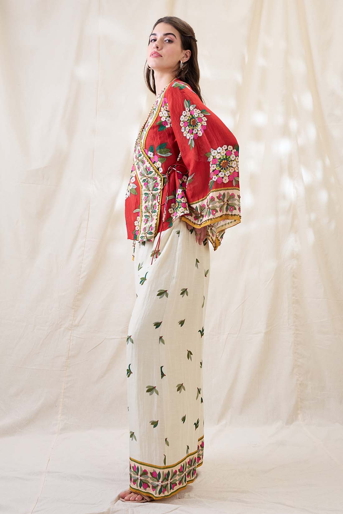 Gulzaar embellished angarkha set SP4674