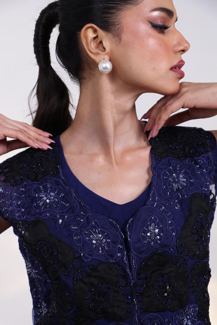 Velour Charm Outfit AAD626BLUE