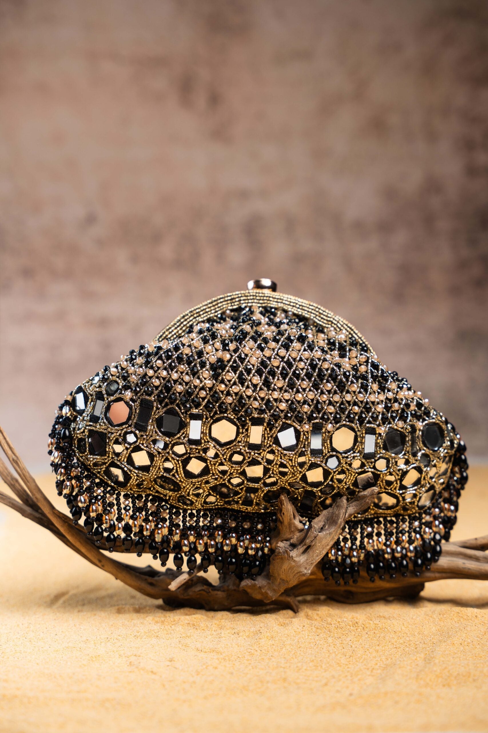 Aynali Clutch Black