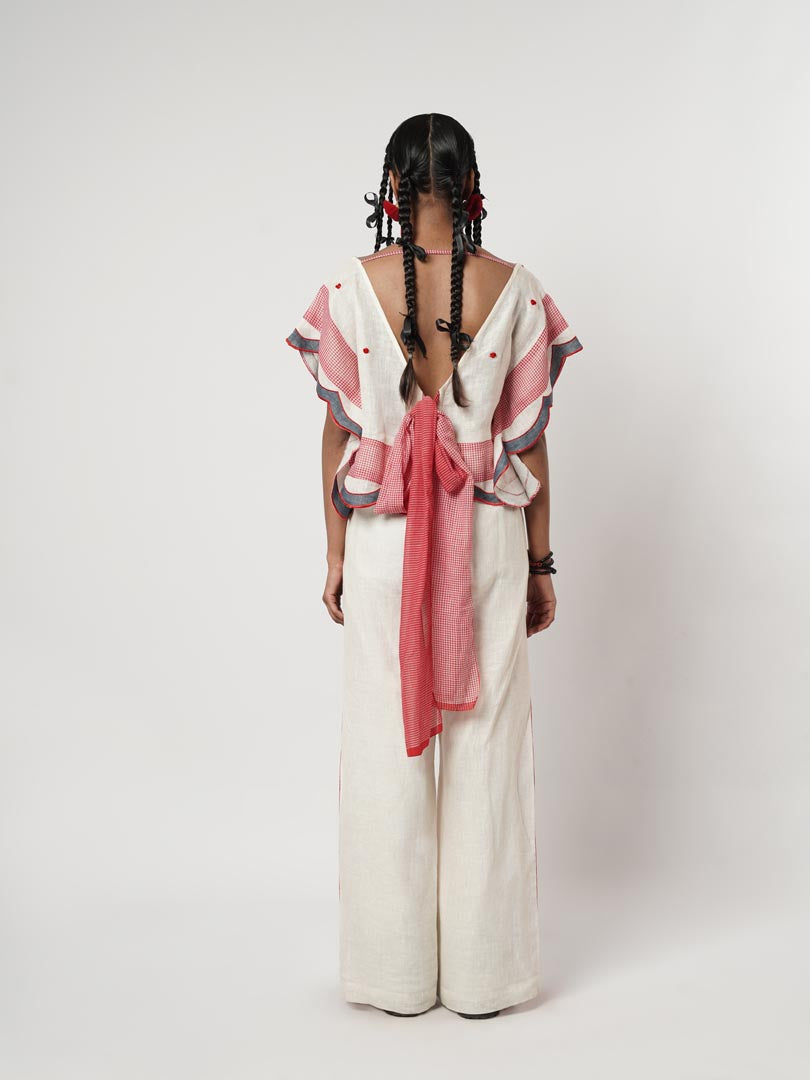 KAFTAN EYE CROPTOP SET