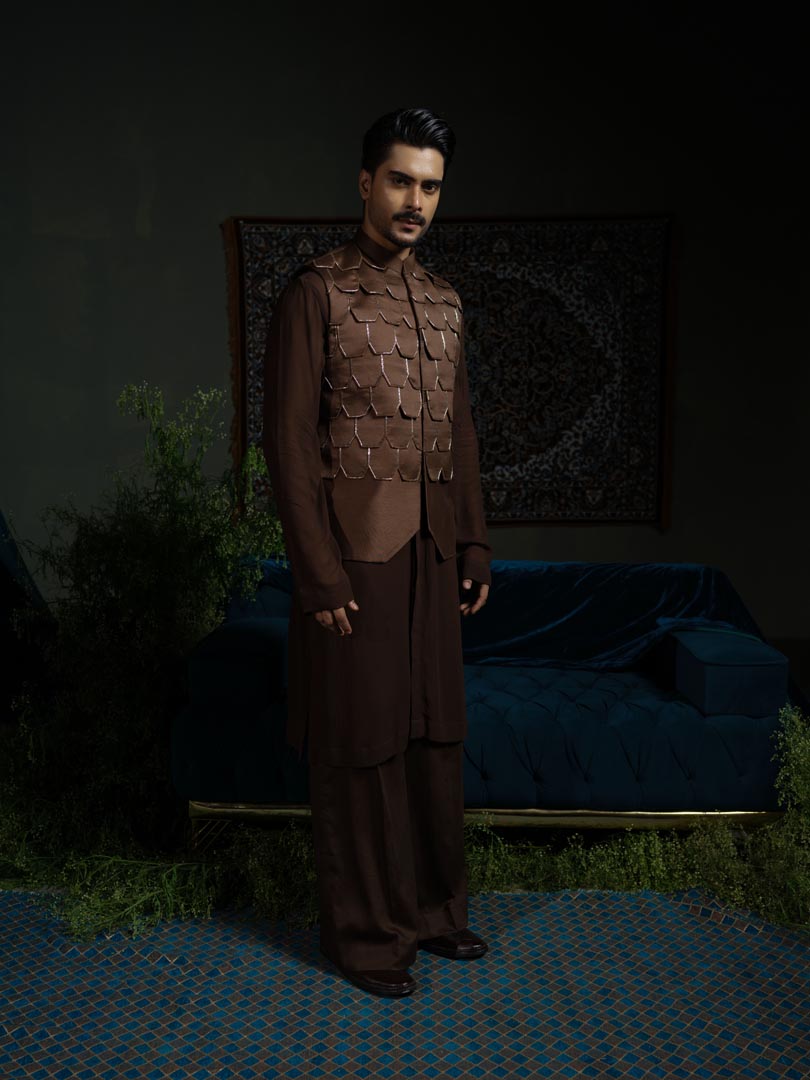 Brown flap bundi set