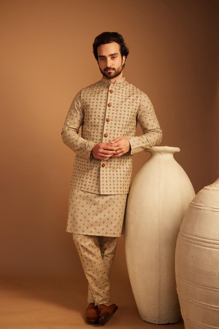 Image of Zaitooni Bandi Kurta Set