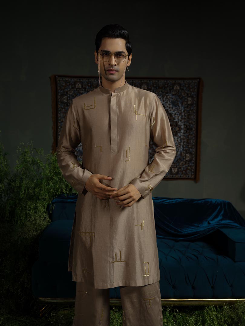 Choco-Coordinate Kurta Set