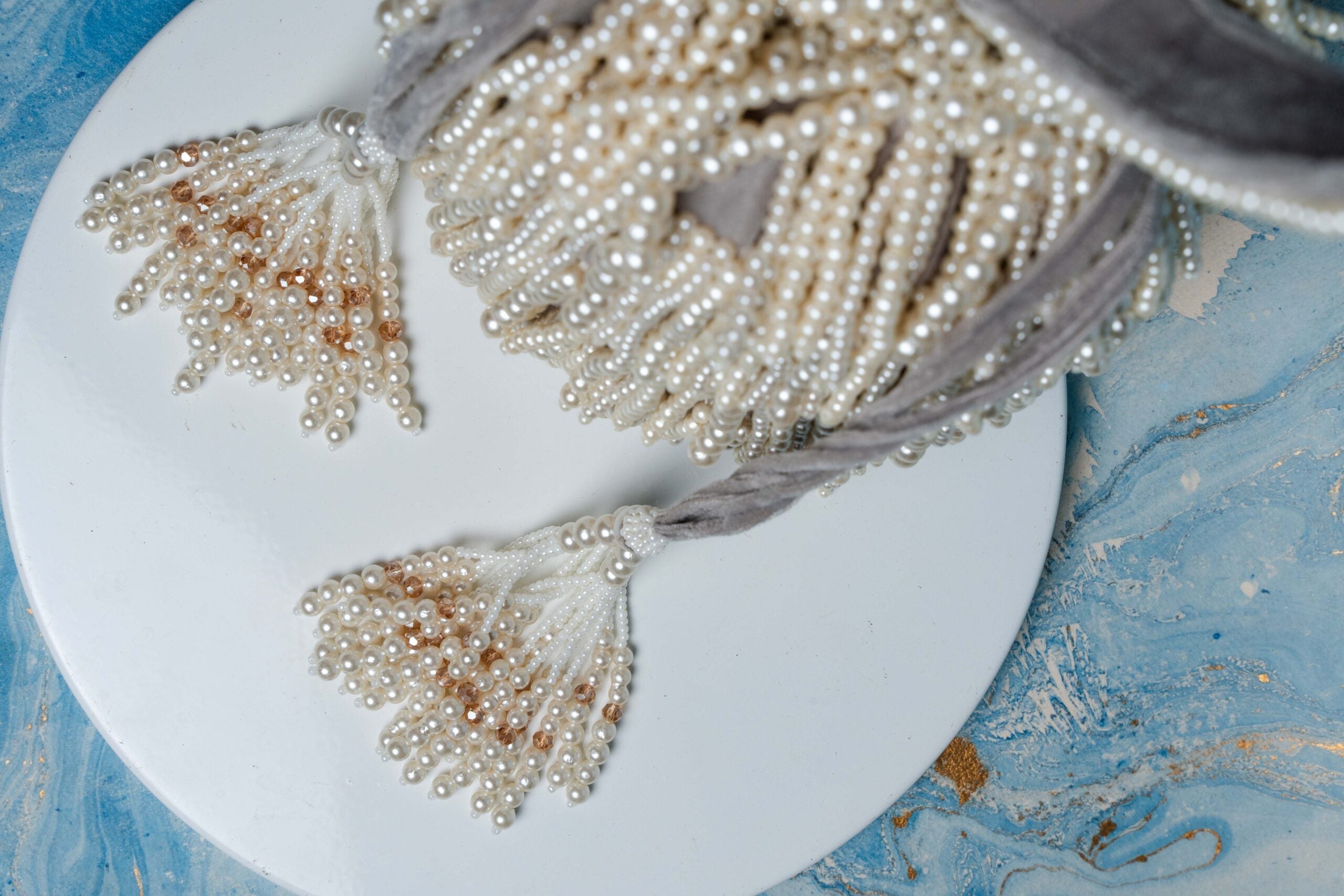 Gilt Raindrops Silver