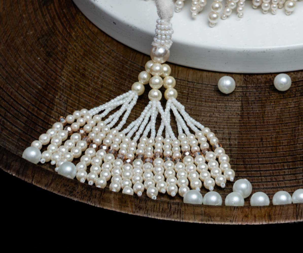 Gilt Raindrops White
