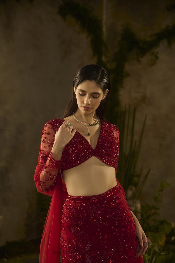 ROSSA BELLA LEHENGA SET