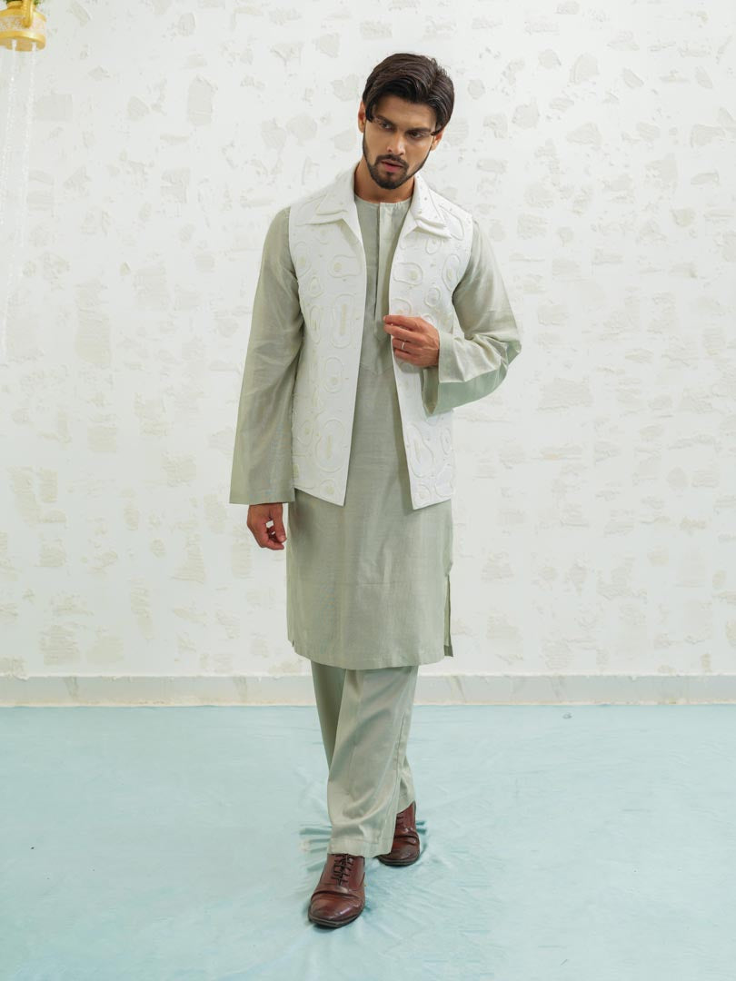 Amoeba Linen Bundi set