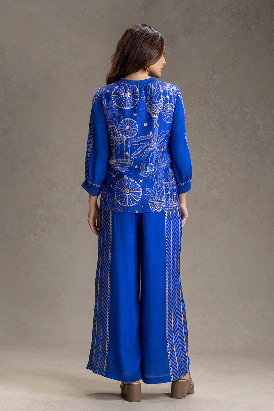Electric Blue Kyomi coord set