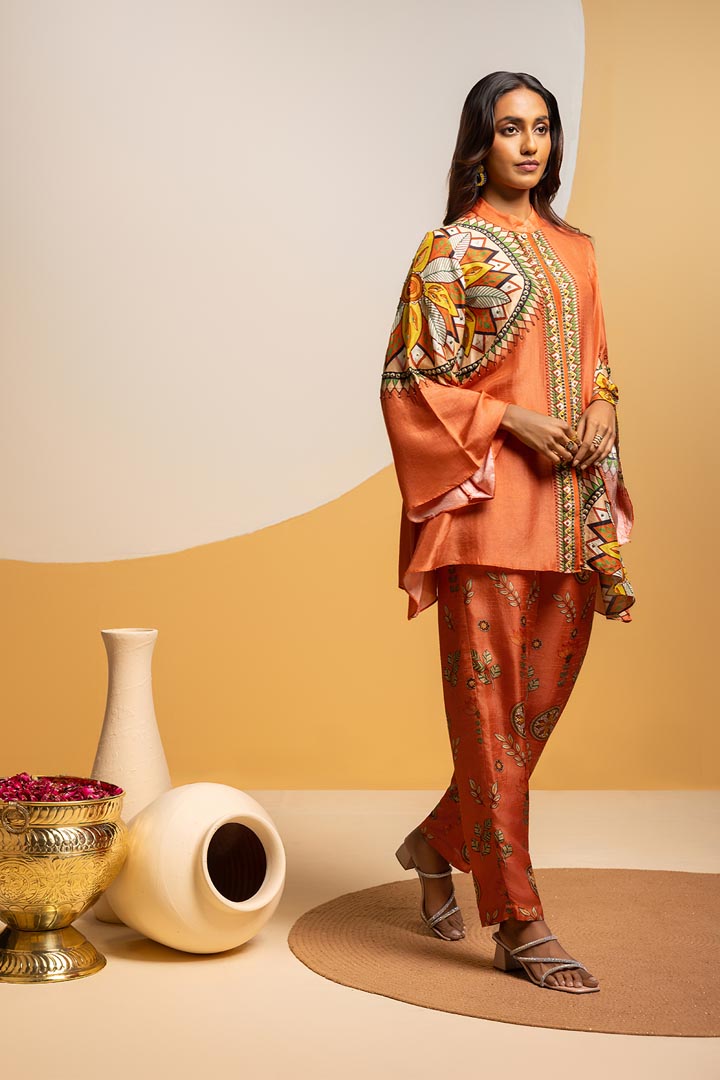 Taarani Embellished kimono co-ord setSP4862